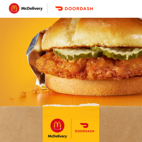 FREE Crispy Chicken Sandwich on DoorDash 👀