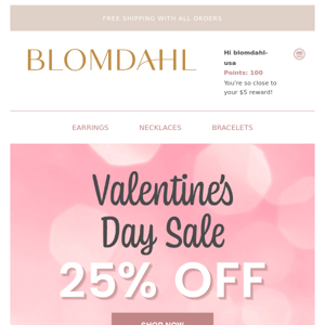 Shop now: The Valentine’s Day Sale ❤️
