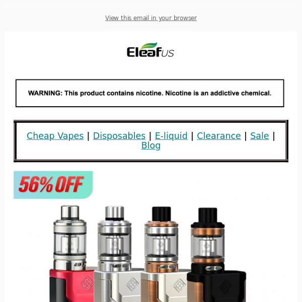 🔥Up to 56% off- Vapes in your cart are selling fast!