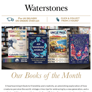 Our Books Of The Month For July
