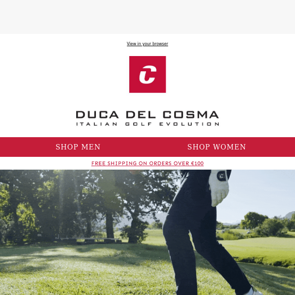 Discover our new lightweight soles Duca Del Cosma⛳️ 🏌🏻‍♀️