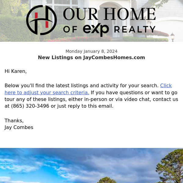 New Property Listings on JayCombesHomes.com