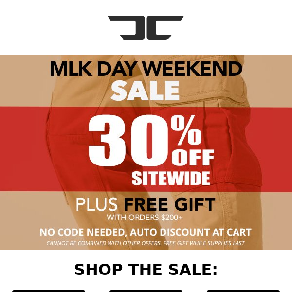 MLK DAY WEEKEND SALE❗️30% OFF SITEWIDE + FREE GIFT 🎁