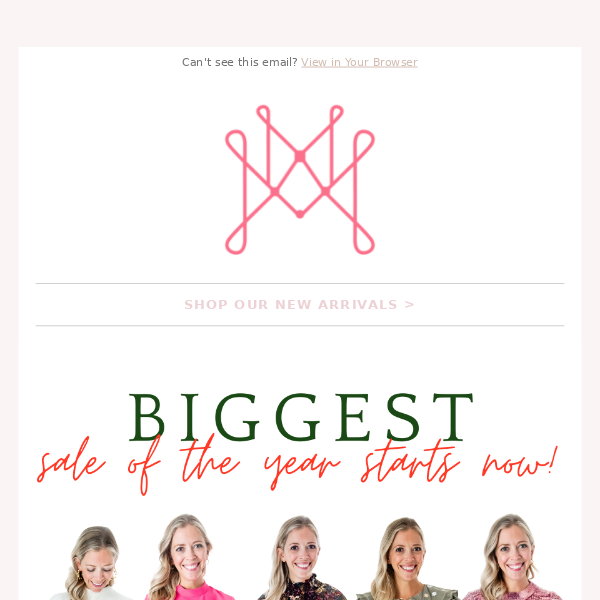 Our BIGGEST and FINAL Sale Of The Year!