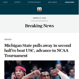 Michigan State pulls away in second half to beat USC, advance in NCAA Tournament