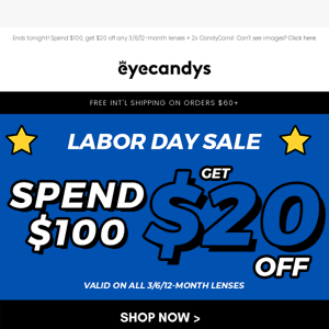 Labor Day: Last Chance to Score $20 OFF!💥