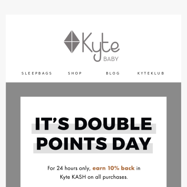 💰Double Points Day is Here!💰
