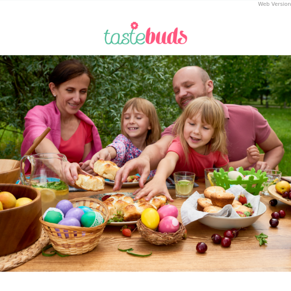 🌷 Dive into Easter Delights with Tastebuds! Don't Miss Out! 🐰🍫