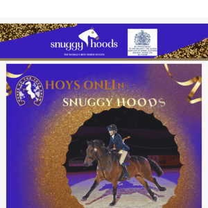 Snuggy Hoods - HOYS Online Offer - 25% off & Free UK Postage