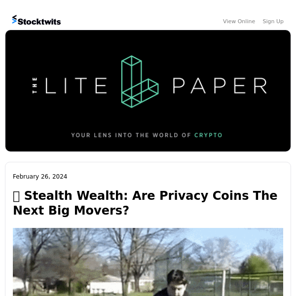 🕵️‍♀️ Stealth Wealth: Are Privacy Coins The Next Big Movers?