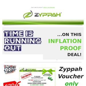 Ending Jan 31: Zyppah Voucher $20 Discount!