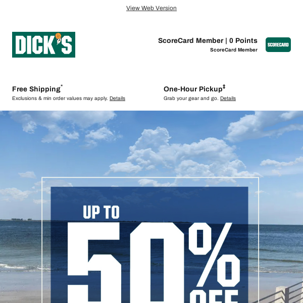 You're ONE click away from finding a deal! - Dick's Sporting Goods