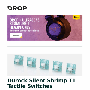 Durock Silent Shrimp T1 Tactile Switches, Tripowin Altura Silver-Plated Headphone Cable, Cayin MT-12N EL84EH Integrated Amplifier and more...