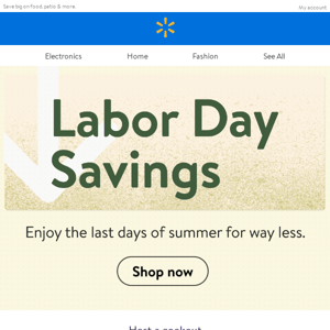 Yay for Labor Day savings 🤩