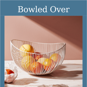 Fruit bowl or statement piece? Well, both.