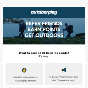 Refer Friends and Earn 1500 Points!