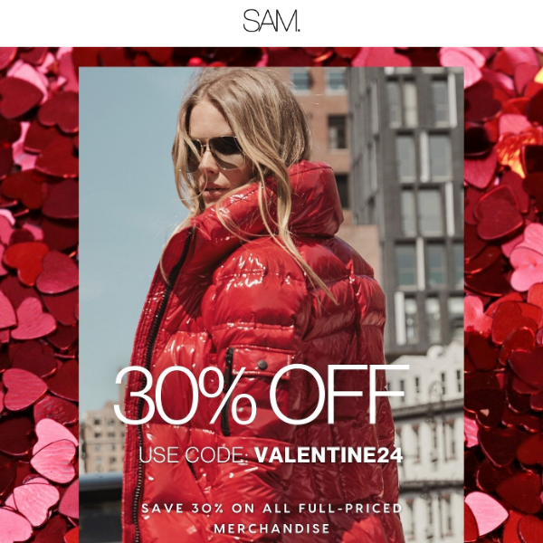 30% off with code VALENTINE24