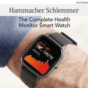 The Complete Health Monitor Smart Watch