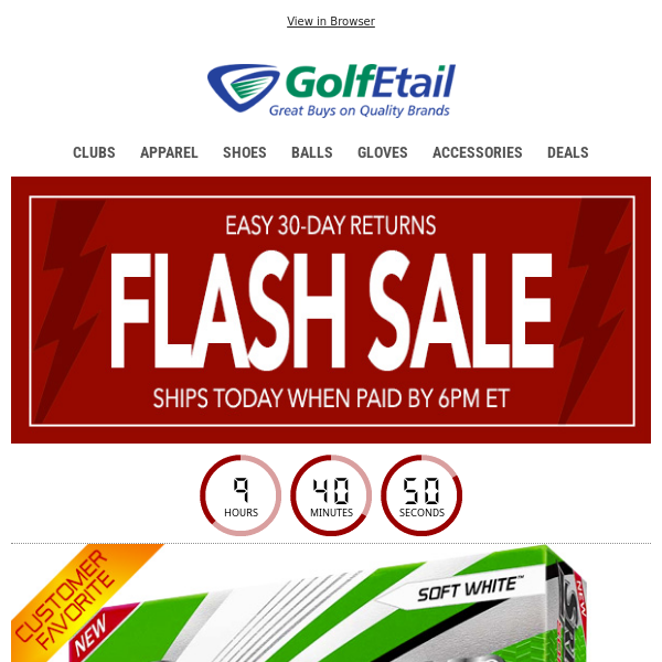 Got Balls? Only $19/dzn❣️ Srixon Soft Feel Golf Balls • retail $40/dzn • Save Now