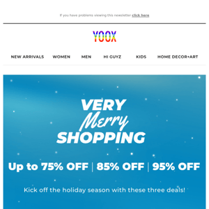 Very Merry Shopping >> Get up to 95% OFF!