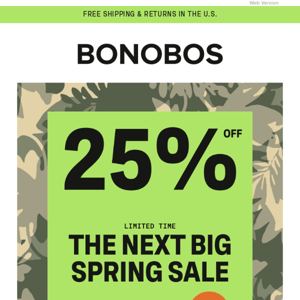 25% OFF 25% OFF 25% OFF