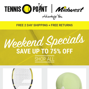 😎Sunday Funday! Deals on Shoes, Apparel, Racquets and more!😎