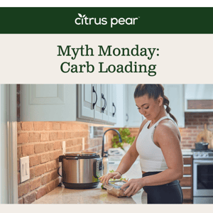 Myth Monday: Carb Loading