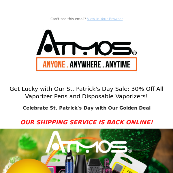 Last Day to Get 30% Off Atmosrx