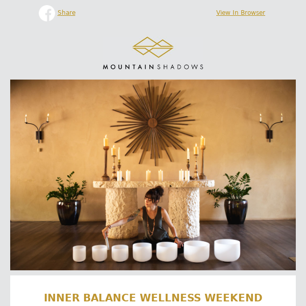 Inner Balance Wellness Weekend