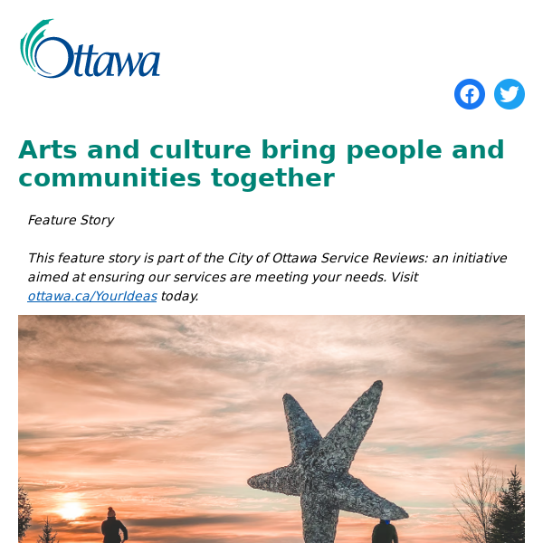 Arts and culture bring people and communities together