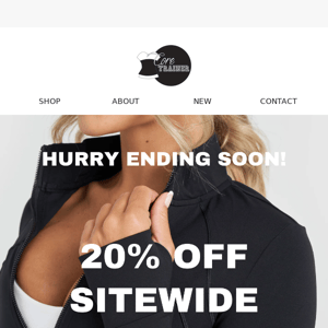 🔥 20% OFF ENDING SOON! HURRY🔥