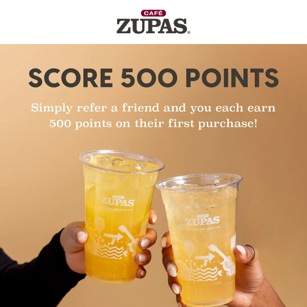 Refer A Friend & Score 500 Points 🎉