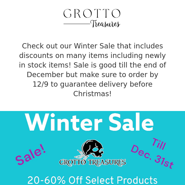 WInter Sale is live!
