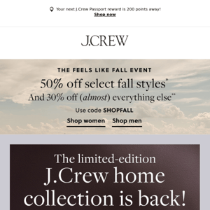 The J.Crew home collection, in new fabrics from Liberty