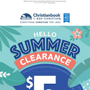 Shop $5 & Under ~ Hello Summer Clearance