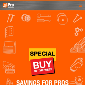 Savings Inside | Pro Special Buy