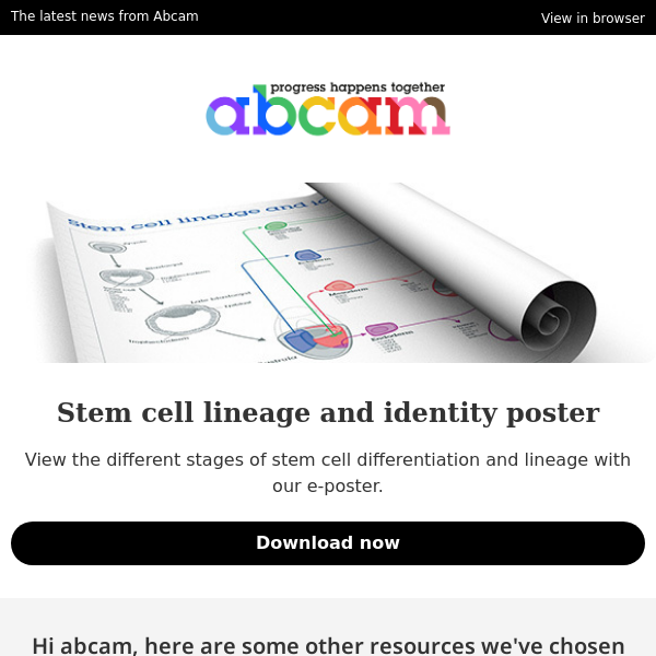 Stem cell lineage poster, our autophagy interactive poster, and our Adult Neurogenesis conference this September