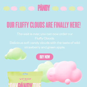 Fluffy Clouds is live!​ 🍬