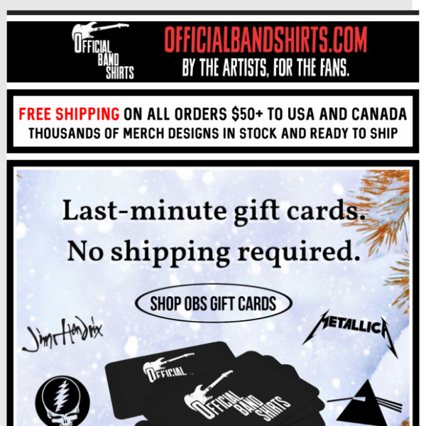 🎁 Last-minute gift cards-no shipping required.🤘