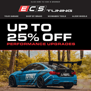 Up To 25% Off ECS Performance Upgrades