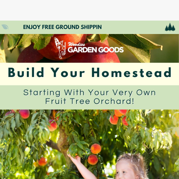 Your Homestead Starts Here🍎🌳🍑🌿