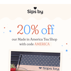 All American-made teas are on sale❣️