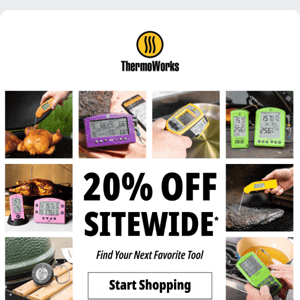 20% Off Everything Sitewide. Biggest Sitewide Ever!