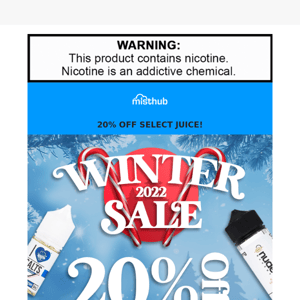 Winter Vape Savings Are Here! ❄️ 👋