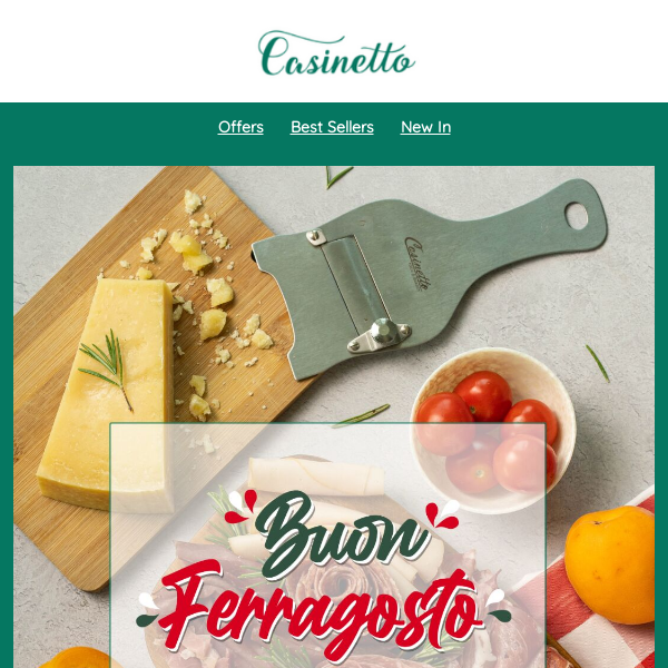 Ferragosto Sale Countdown Begins with Discounts on Your Favorites!