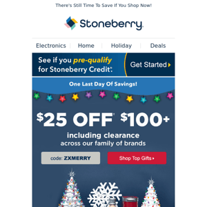 Top Gift Ideas + $25 Off. You're Welcome. - Stoneberry