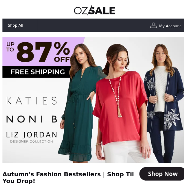 🍁Autumn Fashion Bestsellers Up To 87% Off