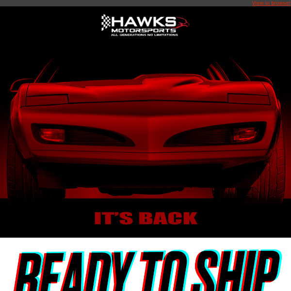 See What's New At Hawks Motorsports - December 1