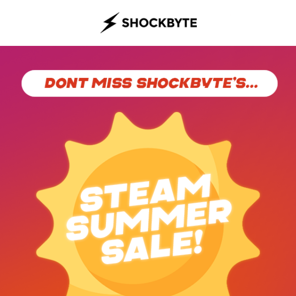 Don't miss out on Shockbyte's Summer Sale! ☀️