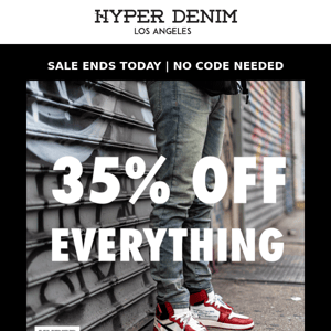 FINAL DAY | 35% off